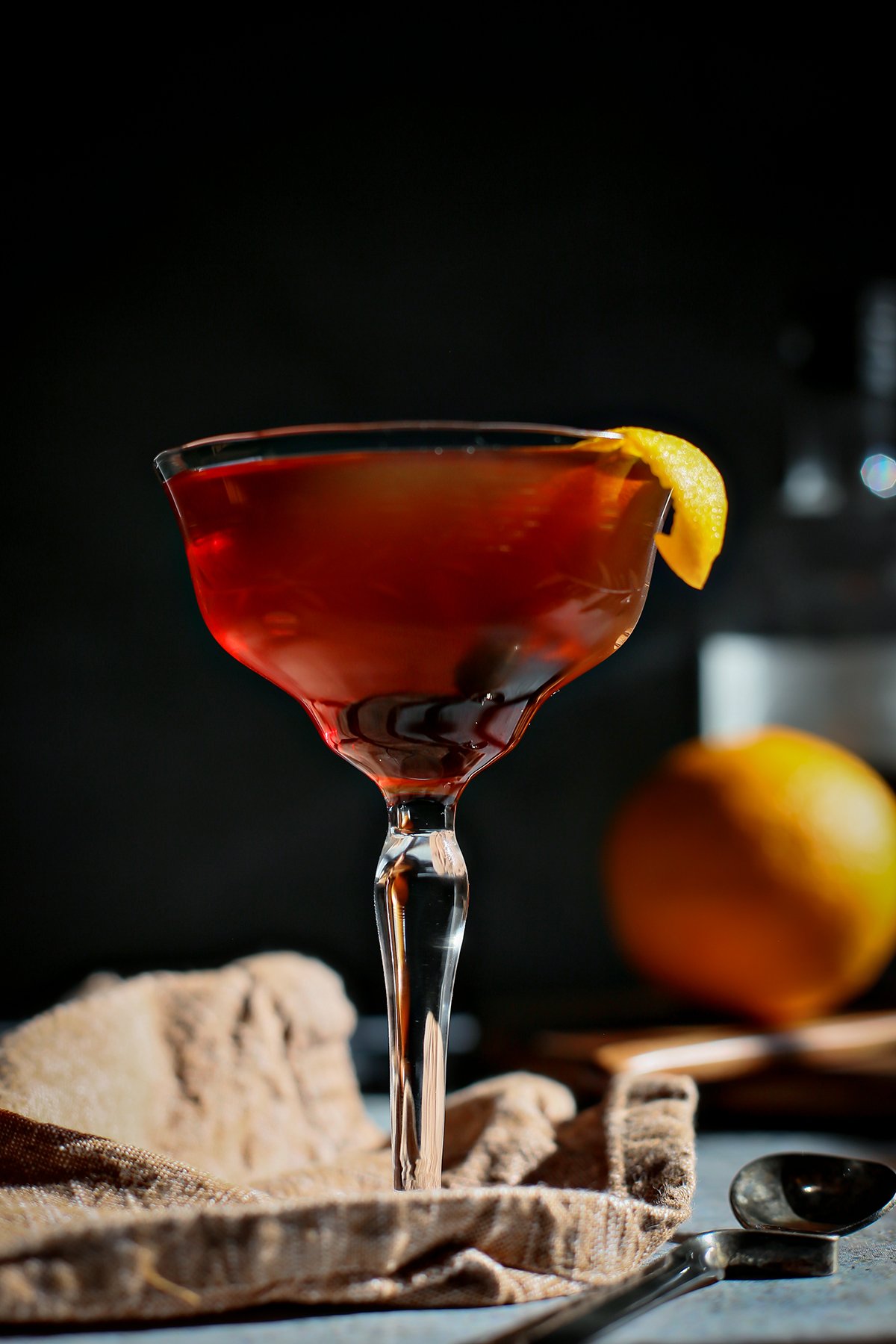 How To Make A Black Manhattan Cocktail Good Life Eats