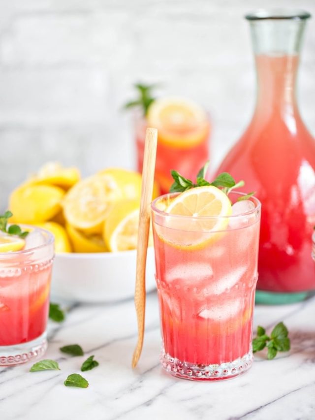 Homemade Watermelon Lemonade Photo and Recipe