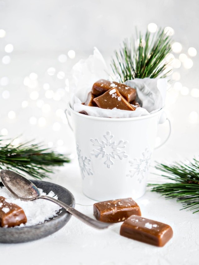 Gingerbread Caramels are a fun twist on a classic caramel recipe. Caramel pairs awesomely with hints of molasses and ginger.