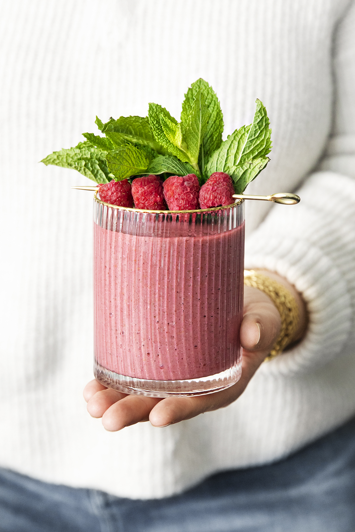 5-Minute Raspberry Banana Smoothie - Real Food Whole Life