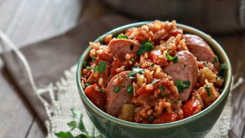 Smoked Sausage Jambalaya One Pan Good Life Eats