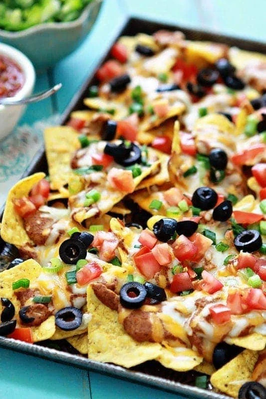 The Best Nachos Recipe Loaded Baked Nachos Good Life Eats