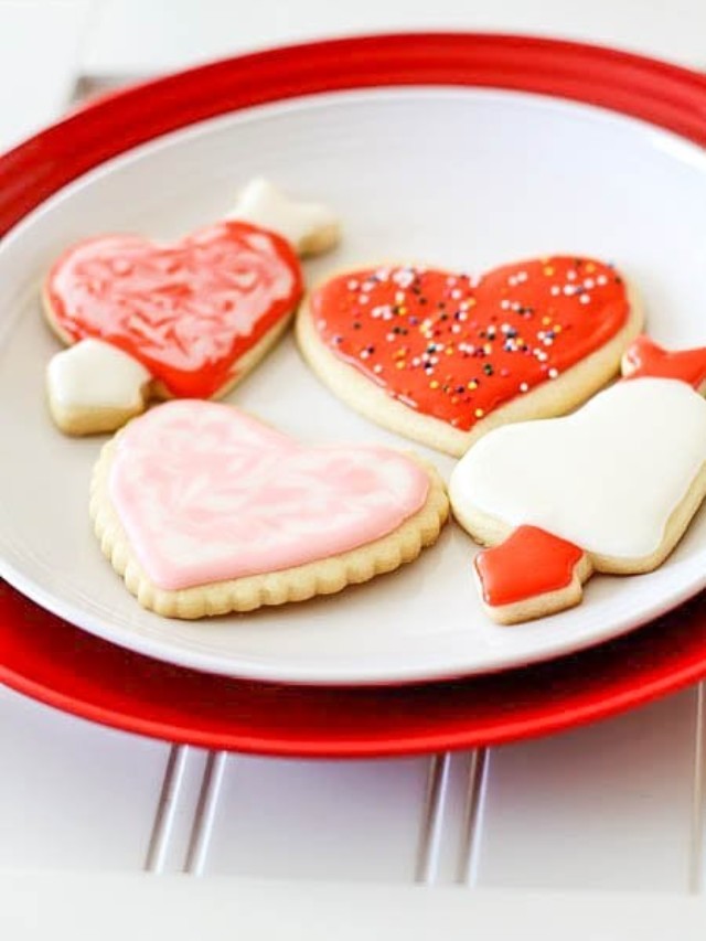 Easy Vanilla Cut-Out Cookies for Valentine's Day