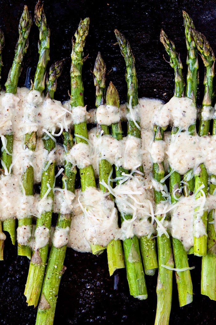 Oven Roasted Asparagus with Lemon Dressing | Good Life Eats
