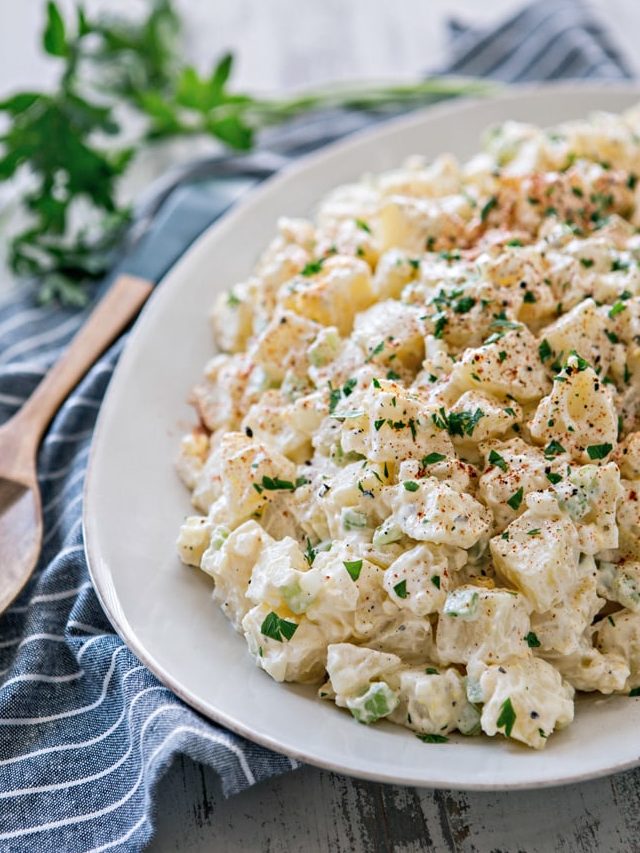 The Best Classic Potato Salad - Grandma Cookie Potato Salad Recipe - Mayo Potato Salad recipe