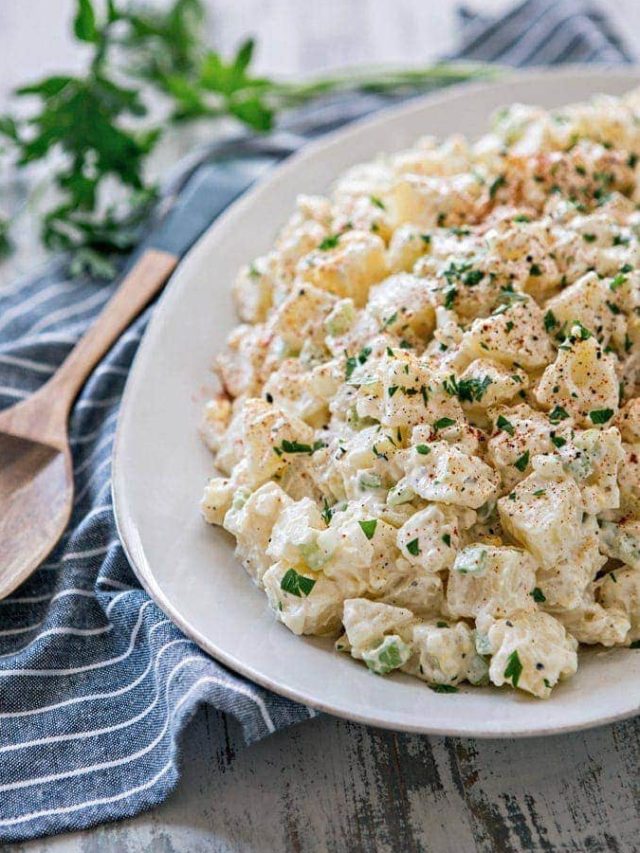 The Best Classic Potato Salad - Grandma Cookie Potato Salad Recipe - Mayo Potato Salad recipe