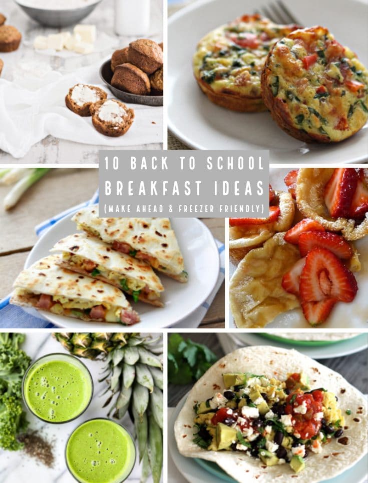 10 Back to School Breakfast Ideas (Make Ahead & Freezer Friendly ...