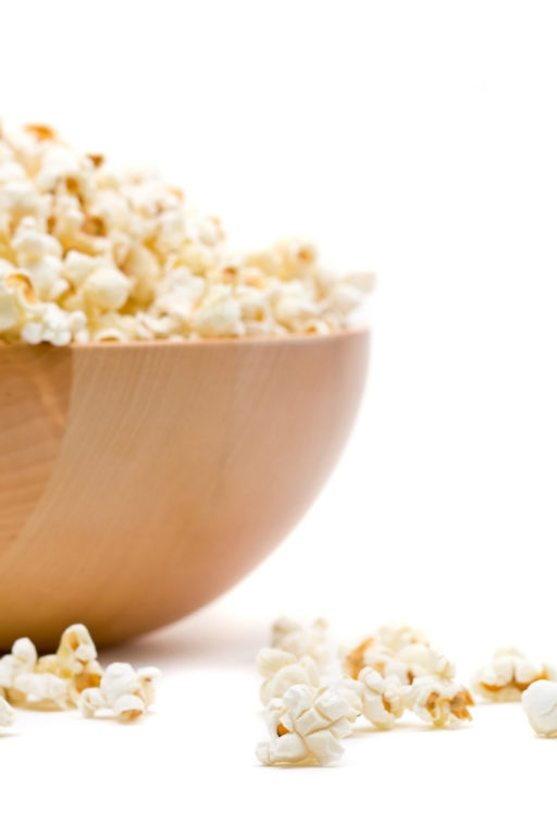 Homemade microwave popcorn