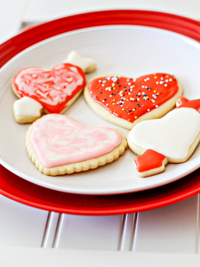 Valentine Cookies Recipe (Cut-Out Cookies!) | Good Life Eats
