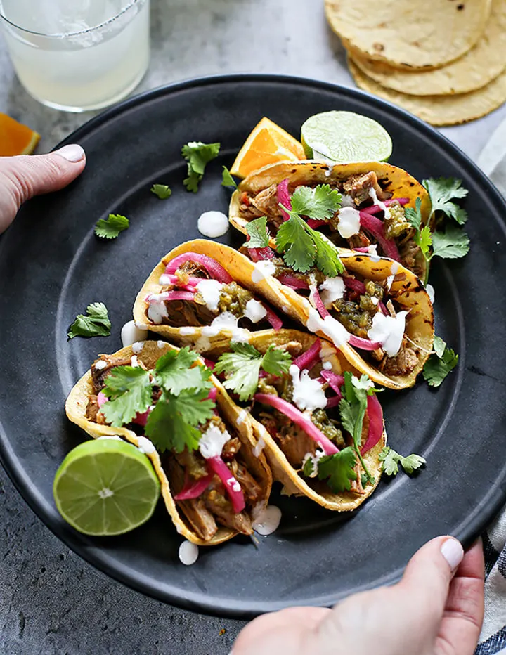 Shredded Pork Tacos (Slow Cooker or IP) | Good Life Eats