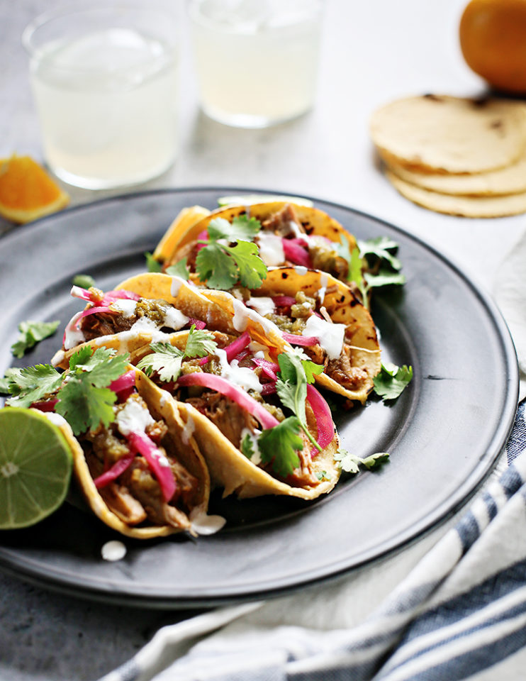 Shredded Pork Tacos (Slow Cooker or IP) | Good Life Eats