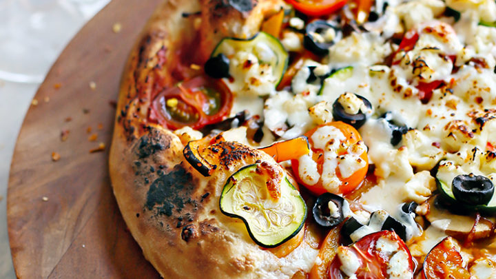 Favorite Veggie Pizza {the BEST!} - Two Peas & Their Pod