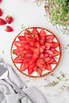 No-Bake Strawberry Lemon Tart (Easy Summer Dessert!) | Good Life Eats