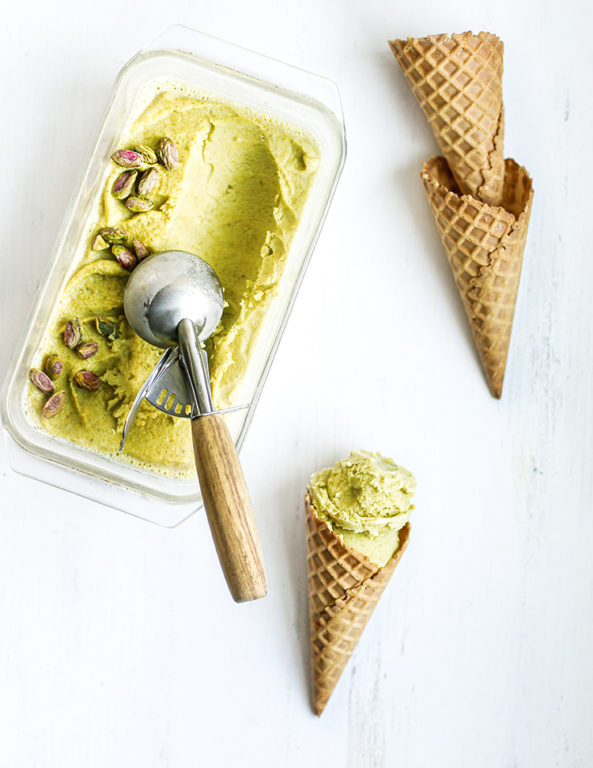 5-Ingredient Pistachio Gelato Recipe | Good Life Eats