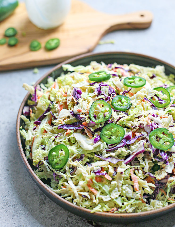 The Best Creamy Jalapeno Coleslaw Recipe Good Life Eats 2111