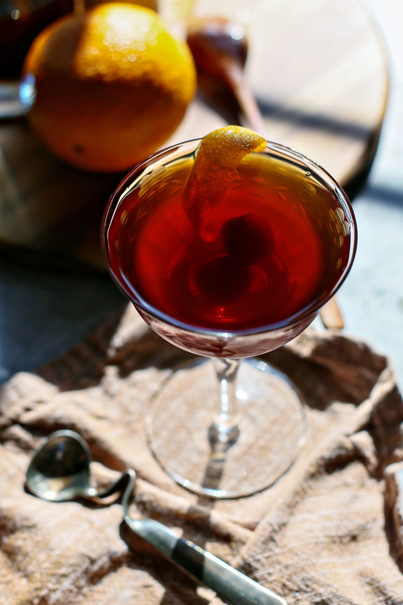 How To Make A Black Manhattan Cocktail Good Life Eats   Black Manhattan Recipe 800x1200 