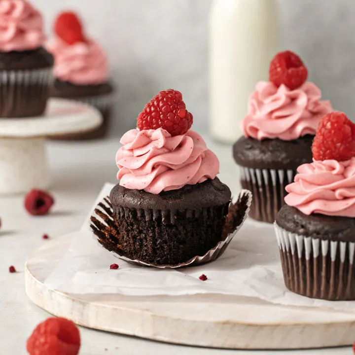 Cherry Vanilla Cupcakes for Valentine’s Day | Good Life Eats