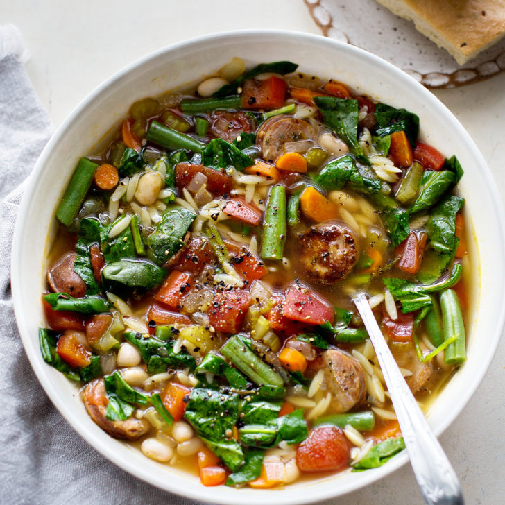 Italian Sausage Soup With Orzo | Good Life Eats