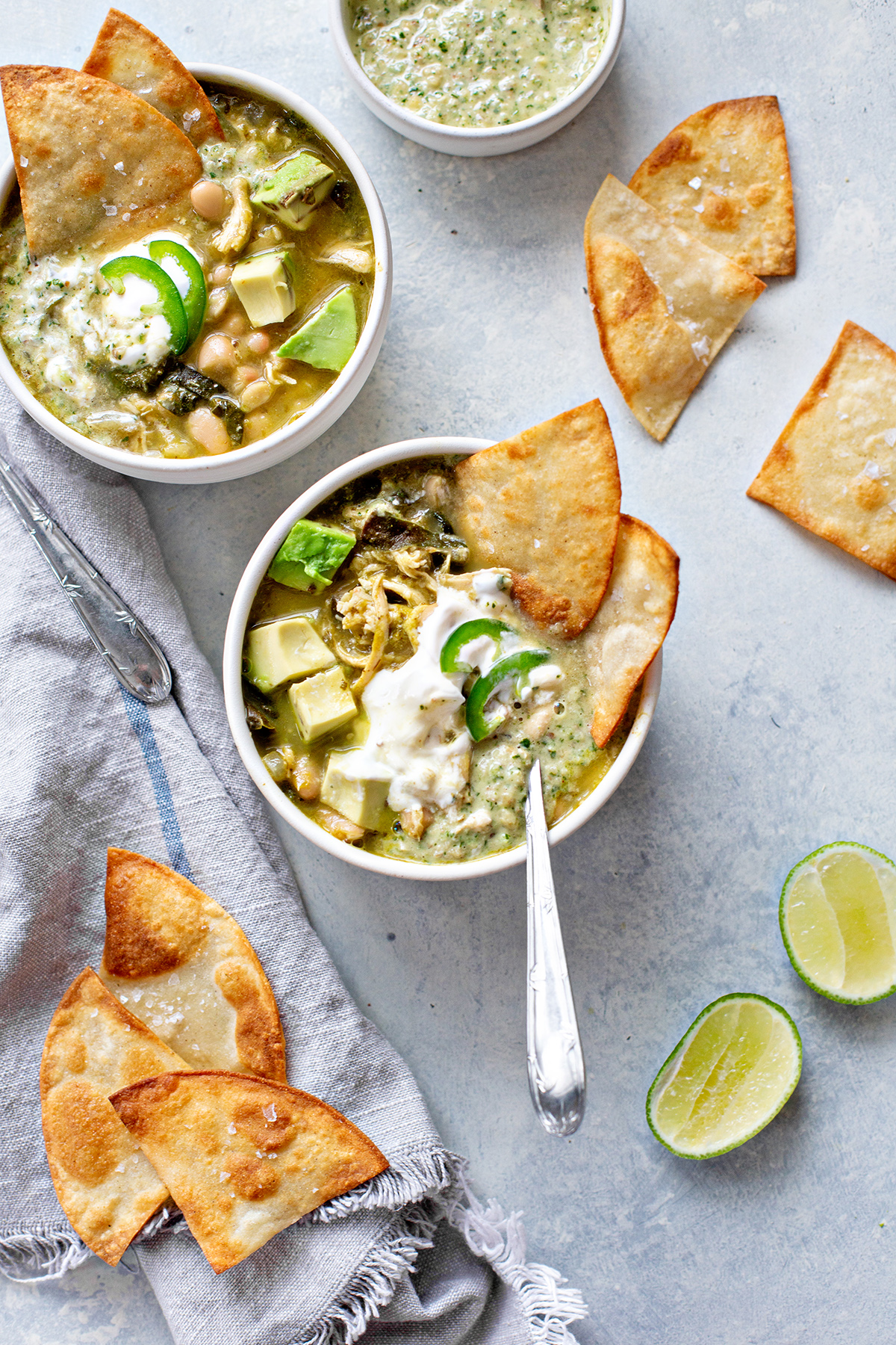 Chicken Chili Verde with White Beans (So Good!) | Good Life Eats