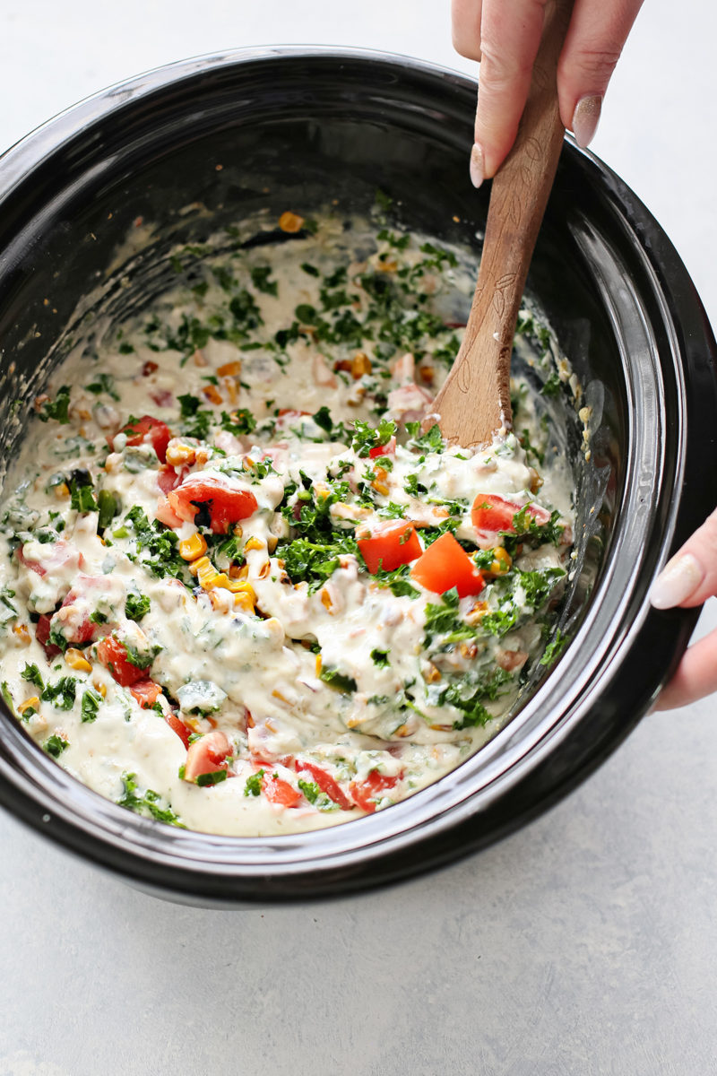 Slow Cooker Queso Blanco Dip White Queso Good Life Eats 7355