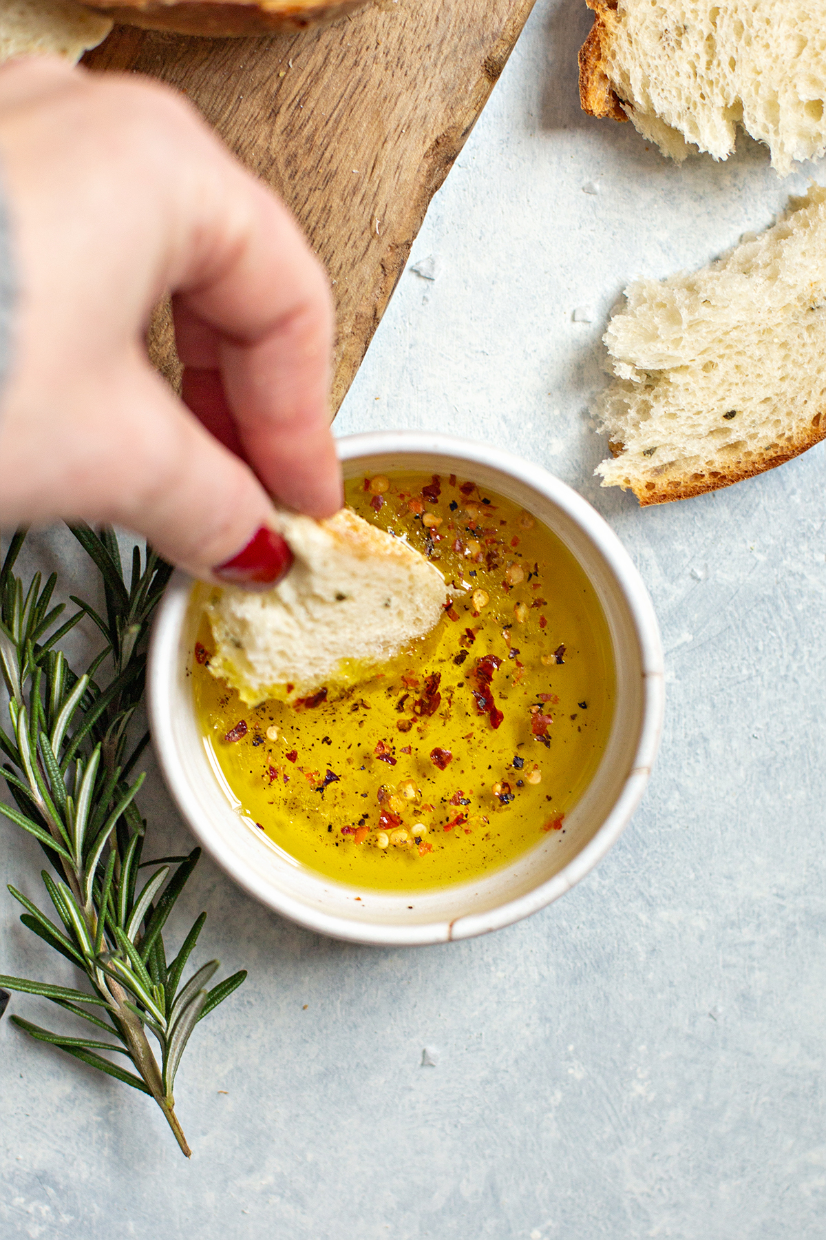 Rustic Rosemary Garlic Bread | Good Life Eats