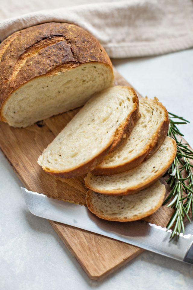 Rustic Rosemary Garlic Bread | Good Life Eats