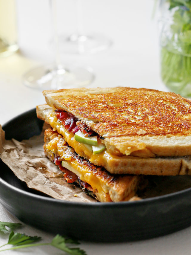 How To Make The Best Apple Bacon Grilled Cheese Sandwich Good Life Eats 6494