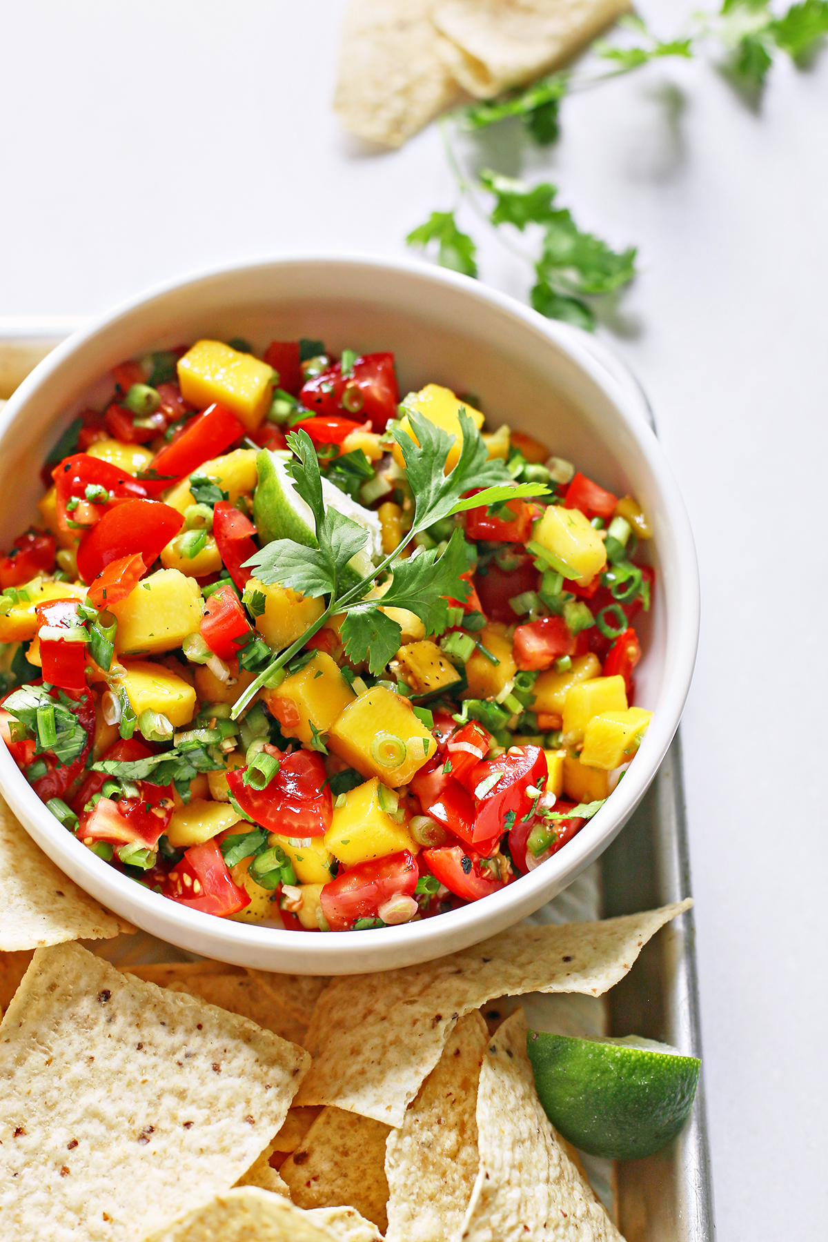Recipe for Fresh Tomato Mango Salsa (So Easy!) | Good Life Eats