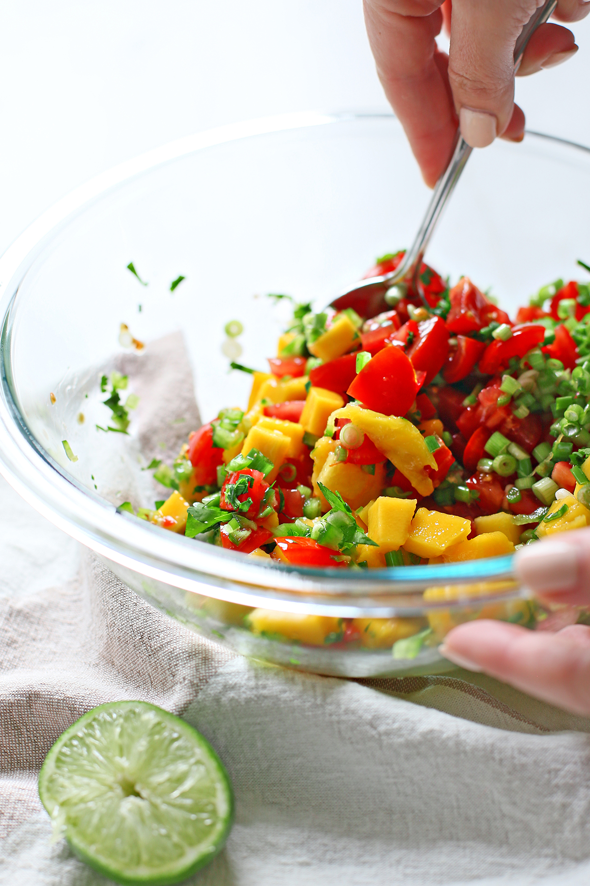 Recipe for Fresh Tomato Mango Salsa (So Easy!) | Good Life Eats