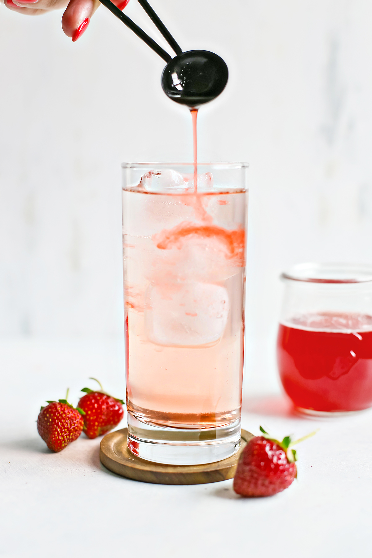 Homemade Strawberry Simple Syrup Recipe Good Life Eats