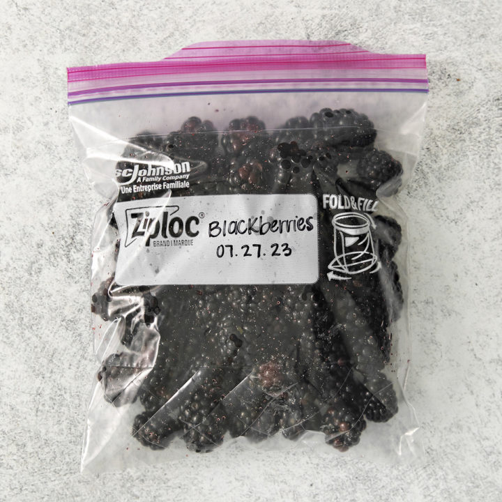 How to Freeze Blackberries