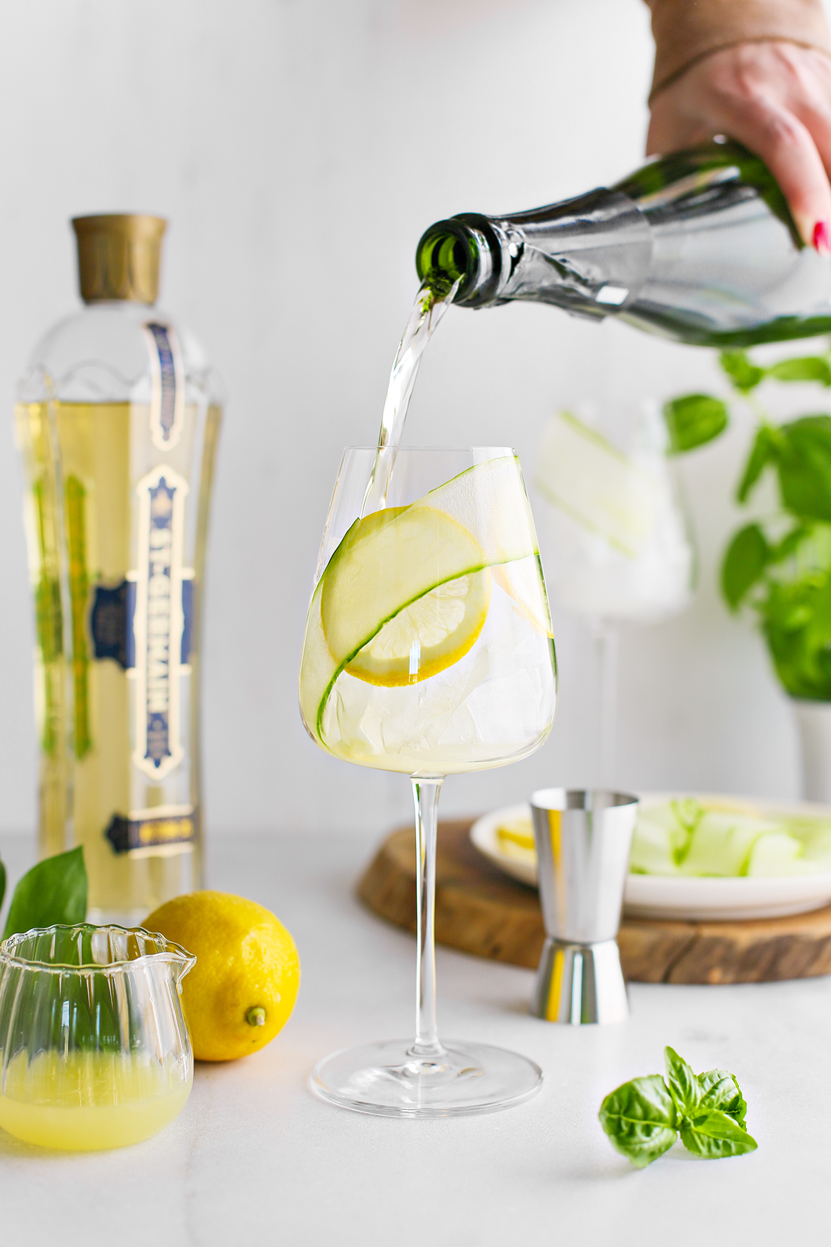 Making-a-Elderflower-Prosecco-Cocktail | Good Life Eats