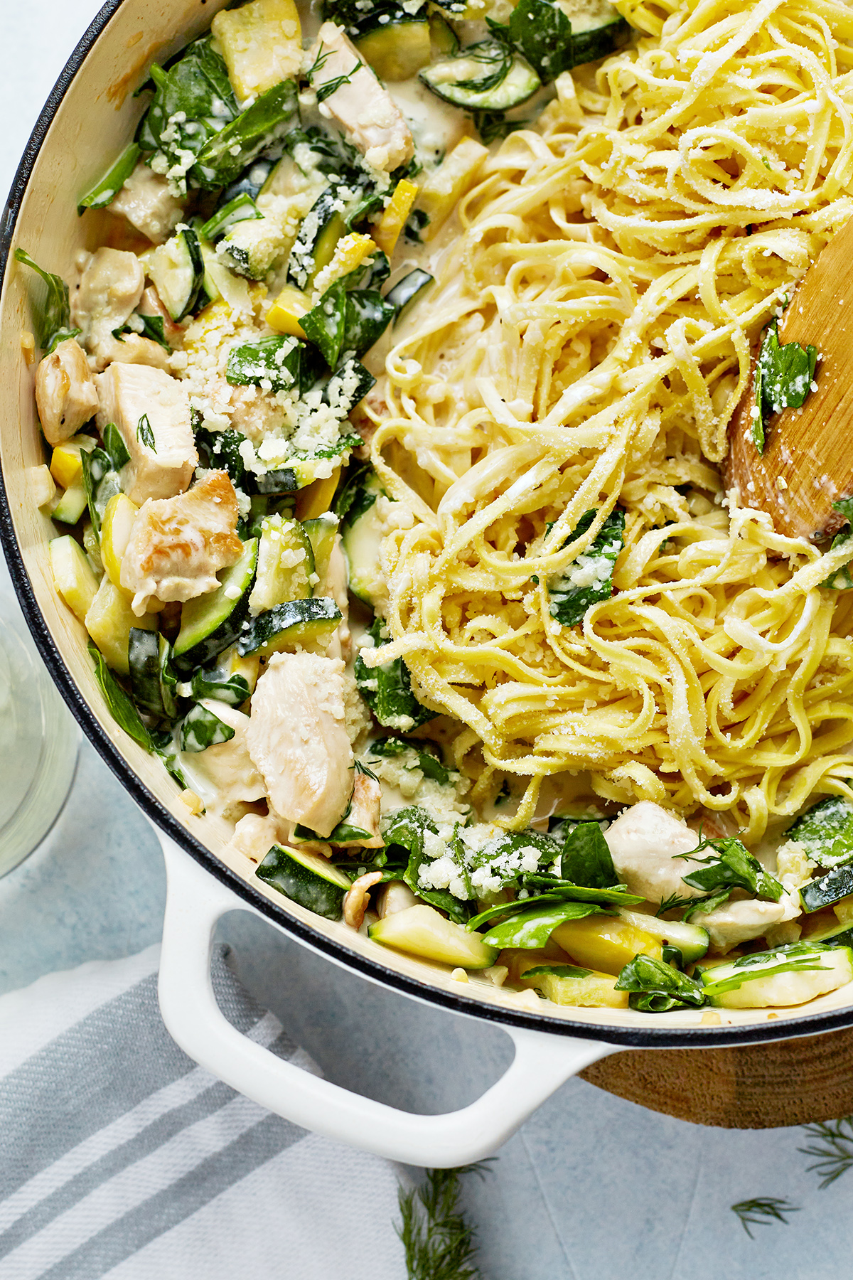 Chicken-Pasta-Primavera-Recipe | Good Life Eats