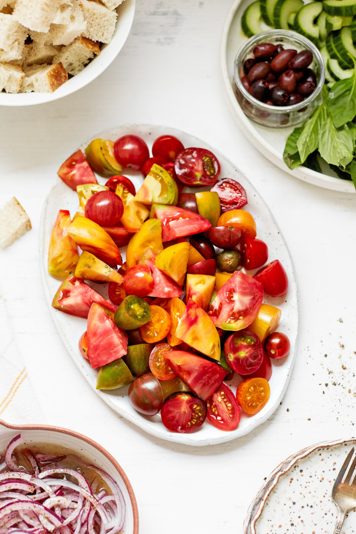 ingredients needed for summer panzanella